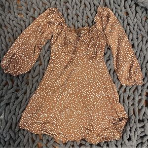 Impressions Boutique Painting Paris Babydoll Dress NWT